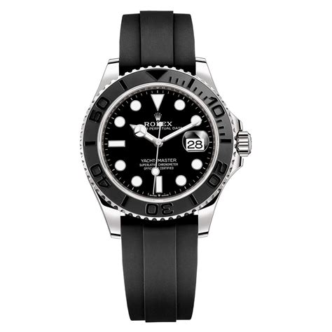 rolex yacht master rubber strap replica|rolex yacht master black band.